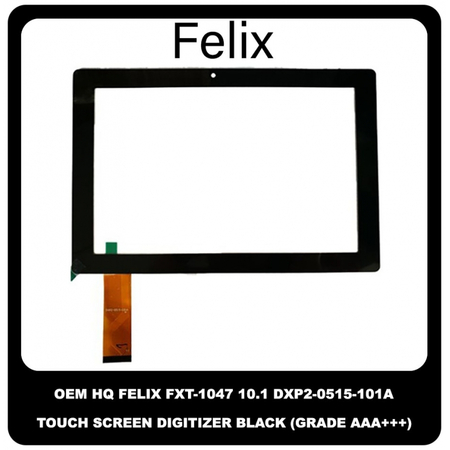 OEM HQ Felix FXT-1047 FXT 1047 10.1 Inches 8GB DXP2-0515-101A Touch Screen Digitizer Μηχανισμός Αφής Black Μαύρο (Grade AAA+++)