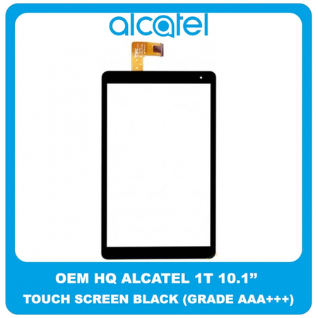 OEM HQ Alcatel 1T 10.1'' 10,1 Inches 8082-2AALE11 8084-2AALE1A Touch Screen Digitizer Μηχανισμός Αφής Μαύρο Premium Bluish Black (Grade AAA+++)