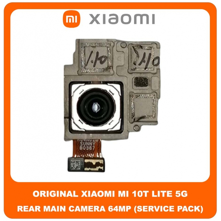 Original Γνήσιο Xiaomi Mi 10T Lite , Mi10T Lite 5G (M2007J17G) Main Rear Back Camera Module Flex 64 MP f/1.9 26mm Wide Πίσω Κεντρική Κάμερα (Service Pack By Xiaomi)