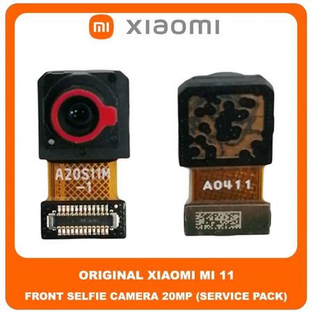 Γνήσιο Original Xiaomi Mi 11 , Mi11 (M2011K2C, M2011K2G) Front Selfie Camera Module Flex Μπροστά Κάμερα 20 MP f/2.2 27mm Wide (Service Pack By Xiaomi)