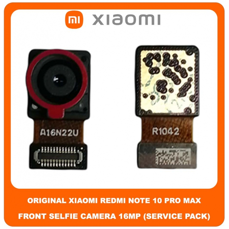 Original Γνήσιο Xiaomi Redmi Note 10 Pro Max, Note10 Pro Max (M2101K6I) Front Selfie Camera Module Flex Μπροστά Κάμερα 16 MP f/2.5 Wide (Service Pack By Xiaomi)