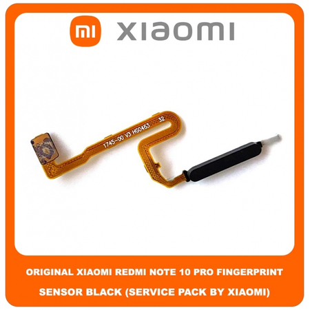 Original Γνήσιο Xiaomi Redmi Note 10 Pro, Redmi Note10 Pro (M2101K6G, M2101K6R) Fingerprint Flex Sensor Καλωδιοταινία Αισθητήρας Δακτυλικού Αποτυπώματος Black Μαύρο (Service Pack By Xiaomi)