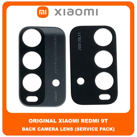Original Γνήσιο Xiaomi Redmi 9T , Redmi9T (J19S, M2010J19SG, M2010J19SY) Rear Back Camera Glass Lens Πίσω Τζαμάκι Κάμερας (Service Pack By Xiaomi)