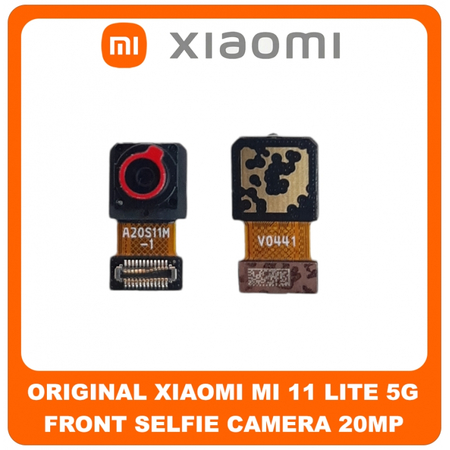 Γνήσια Original Xiaomi Mi 11 Lite 5G (M2101K9G, M2101K9C) Front Selfie Camera Μπροστινή Κάμερα 20 MP, f/2.2, 27mm (wide), 1/3.4", 0.8µm (Service Pack By Xiaomi)