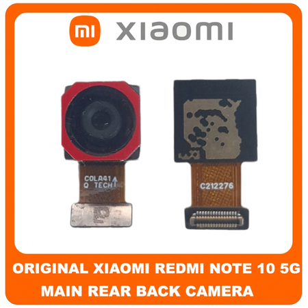 Original Γνήσιο Xiaomi Redmi Note 10 5G (M2103K19G, M2103K19C) Main Rear Back Camera Module Flex Πίσω Κεντρική Κάμερα 48 MP, f/1.8, 26mm (wide), 1/2.0", 0.8µm, PDAF (Service Pack By Xiaomi)