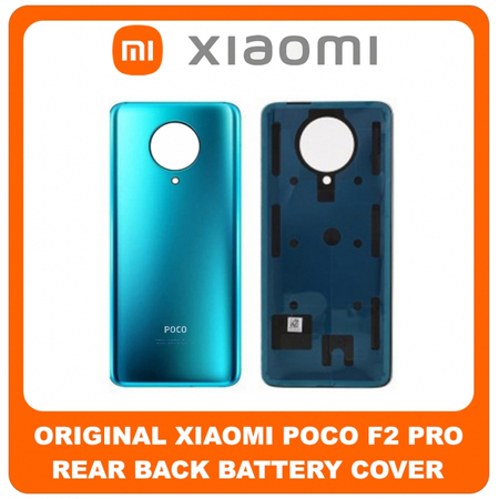 Γνήσια Original Xiaomi Poco F2 Pro (M2004J11G) Rear Back Battery Cover Πίσω Κάλυμμα Καπάκι Μπαταρίας Neon Blue Μπλε (Service Pack By Xiaomi)