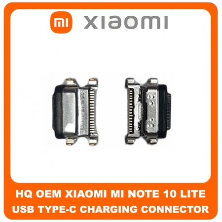 Original Γνήσιο Xiaomi Mi Note 10 Lite (M2002F4LG, M1910F4G) Usb Type-C Port Charging Connector Κονέκτορας Θύρας Φόρτισης (Service Pack By Xiaomi)