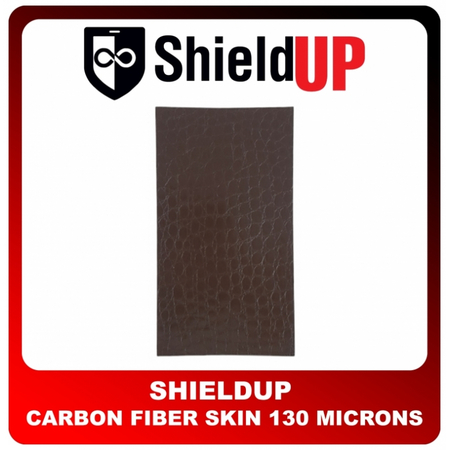 New ShieldUp 1pc Carbon Fiber Skin Ειδική Μεμβράνη Νανοτεχνολογίας 130 Microns Carbon Leather Brown Καφέ (Με Αγορά Μηχανήματος Ή Χρησιδάνειο) Τιμή Τεμαχίου