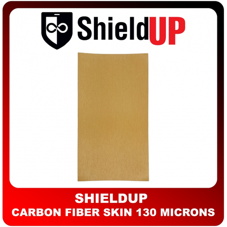 New ShieldUp Carbon Fiber Skin Ειδική Ζελατίνα 130 Microns Gold Χρυσό (Με Αγορά Μηχανήματος Ή Χρησιδάνειο)