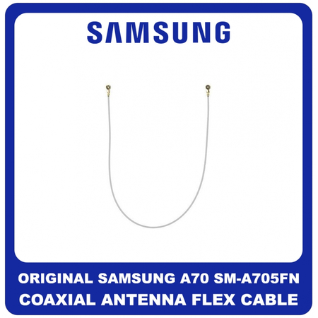 Γνήσια Original Samsung Galaxy A70 2019 (SM-A705FN) CBF Coaxial Antenna Cable Flex 125.7mm, Καλώδιο Κεραίας Ομοαξονικό, (Service Pack By Samsung) GH39-02014A