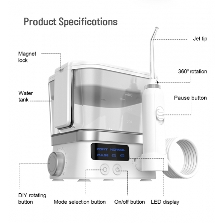 Επαγγελματική Συσκευή Καθαρισμού Δοντιών - yx-880 - Bodyland - 190442
