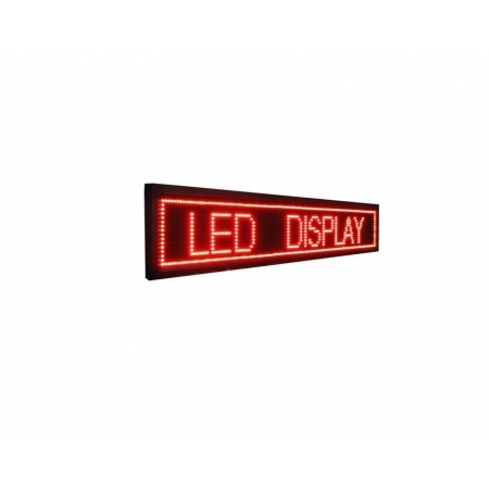 Πινακίδα led – Μονής Όψης – Κόκκινη – 167cm×23cm - Ip67