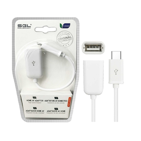 Καλώδιο usb Typec Male - usb a Female - t62 - 191230