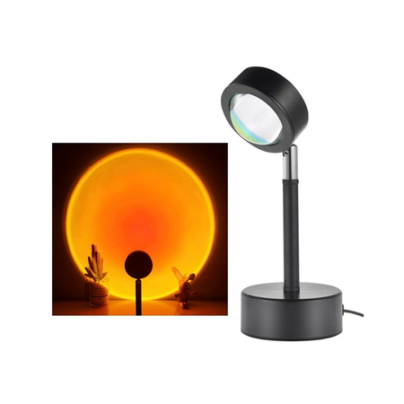 Φωτιστικό led με εφέ Θερμό Ηλιοβασίλεμα - red Sunset - 883198