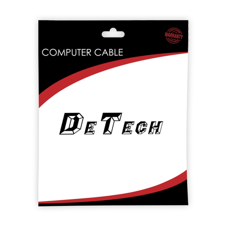 Καλώδιο Detech dp 14+1 Cooper σε Hdmi, 1.8m, Μαύρο - 18273