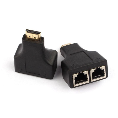 Extender Hdmi Μέσω lan cat-5e/6, Oem, Μαύρο - 17165