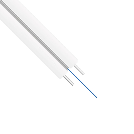 Fiber Optic Cable Detech, Ftth, 1 Core, Indoor, 2000m, White - 18415