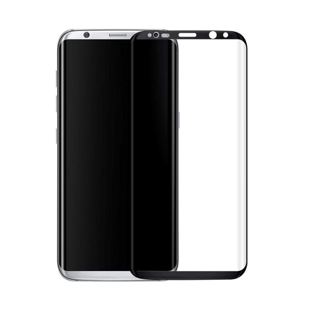 Tempered Glass, no Brand, για Samsung Galaxy s8 Plus, Full Glue, 0.3mm, Μαυρο - 52428