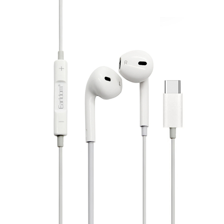 Κινητά Ακουστικά με Μικρόφωνο Earldom et-E19, Type-c, Λευκο - 20420