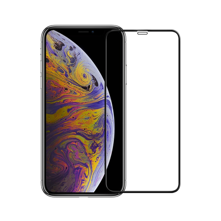 Tempered Glass Full 2.5d Detech, για το Iphone xs max / 11 pro Max, 0.3mm, Μαυρο - 52475