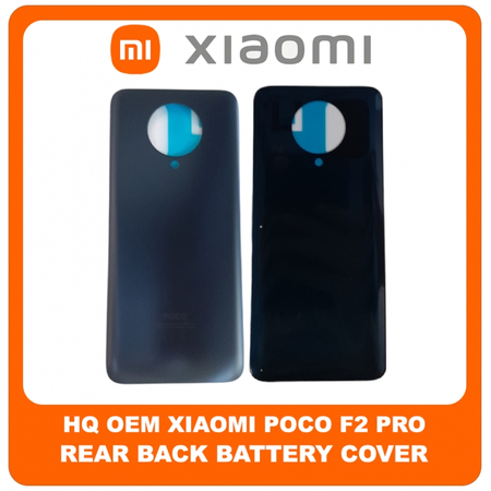 HQ OEM Συμβατό Για Xiaomi Poco F2 Pro (M2004J11G) Rear Back Battery Cover Πίσω Κάλυμμα Καπάκι Πλάτη Μπαταρίας Cyber Gray Γκρι (Grade AAA+++)