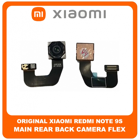 Original Γνήσιο Xiaomi Redmi Note 9S Note9S (M2003J6A1G) Rear Back Main Quad Camera Module Flex Πίσω Κεντρική Κάμερα (Service Pack By Xiaomi)