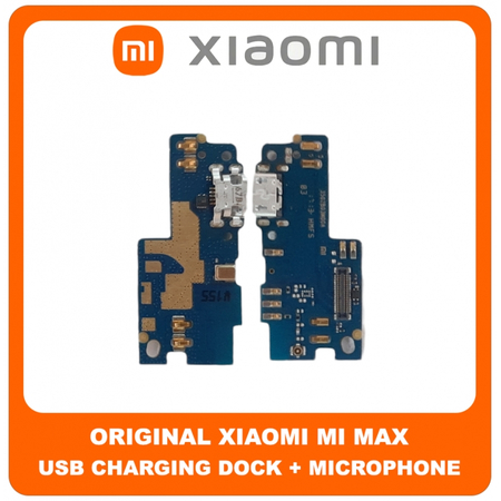 Γνήσια Original Xiaomi Mi Max, MiMax (2016001, 2016002, 2016007) Micro USB Charging Dock Connector Flex Sub Board, Καλωδιοταινία Υπό Πλακέτα Φόρτισης + Microphone Μικρόφωνο (Service Pack By Xiaomi)