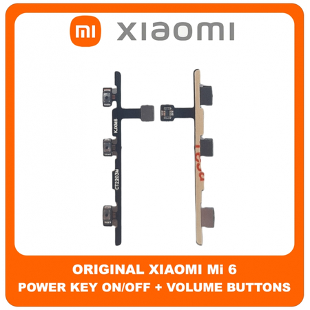 Γνήσια Original Xiaomi Mi 6, Mi6 (MCE16) Power Key Flex Cable On/Off + Volume Key Buttons Καλωδιοταινία Πλήκτρων Εκκίνησης + Έντασης Ήχου (Service Pack By Xiaomi)