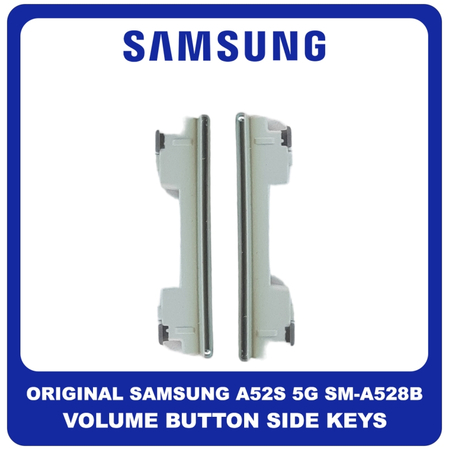 Γνήσια Original Samsung Galaxy A52s 5G, Galaxy A 52s 5G (SM-A528B, SM-A528B/DS) Volume Button External Side Keys Πλαινό Πλήκτρο Κουμπί Ρύθμισης Έντασης Ήχου Awesome Mint Πράσινο GH98-46399G (Service Pack By Samsung)