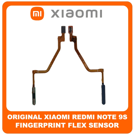 Γνήσια Original Xiaomi Redmi Note 9S, Redmi Note9S (M2003J6A1G) Fingerprint Flex Sensor Αισθητήρας Δακτυλικού Αποτυπώματος Interstellar Gray Μαύρο​ (Service Pack By Xiaomi)