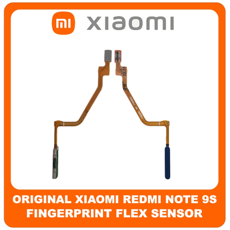 Γνήσια Original Xiaomi Redmi Note 9S, Redmi Note9S (M2003J6A1G) Fingerprint Flex Sensor Αισθητήρας Δακτυλικού Αποτυπώματος​ Aurora Blue ​Μπλε (Service Pack By Xiaomi)