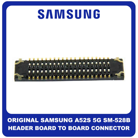 Γνήσια Original Samsung Galaxy A52s 5G, Galaxy A 52s 5G (SM-A528B, SM-A528B/DS) Header Board To Board Board Connector / BTB Socket 2x20 Pin Κονέκτορας Πλακέτας 3710-002856 (Service Pack By Samsung)