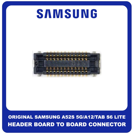 Γνήσια Original Samsung Galaxy A52s 5G (SM-A528B), A12 (SM-A125F/DSN), Tab S6 Lite (SM-P610N, A41 (SM-A415F/DSN), A42 5G (SM-A426B) Header Board To Board Board Connector / BTB Socket 2x12 Pin Κονέκτορας Πλακέτας 3710-003874 (Service Pack By Samsung)