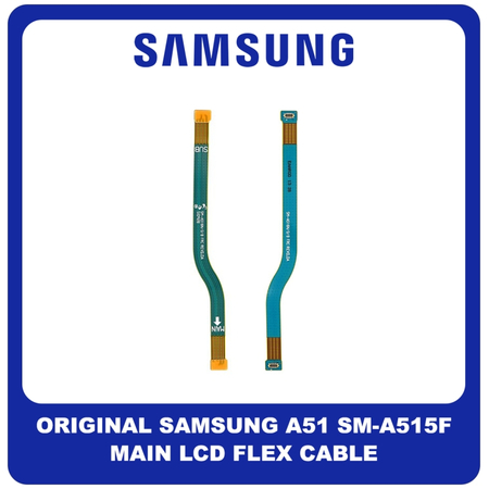 Γνήσια Original Samsung Galaxy A51, Galaxy A 51 (SM-A515F, SM-A515F/DSN, SM-A515F/DS) Main LCD Flex Cable Καλωδιοταινία Οθόνης GH59-15282A (Service Pack By Samsung)