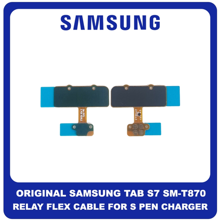Γνήσια Original Samsung Galaxy Tab S7 T870 11" (SM-T870, SM-T875, SM-T876B) Relay Flex-Cable for S Pen Charger Καλωδιοταινία Φόρτισης FPCB GH59-15317A (Service Pack By Samsung)