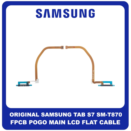 Γνήσια Original Samsung Galaxy Tab S7 T870 11" (SM-T870, SM-T875, SM-T876B) FPCB Pogo Main LCD Flat Cable Καλωδιοταινία Οθόνης GH59-15318A (Service Pack By Samsung)