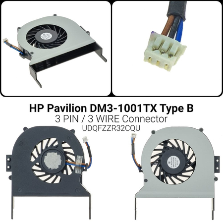 Ανεμιστήρας hp Pavilion dm3-1001tx Type b