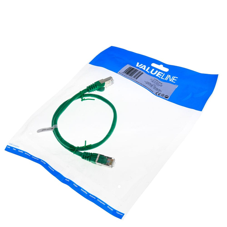 Καλώδιο Ethernet Valueline 0.50m Green