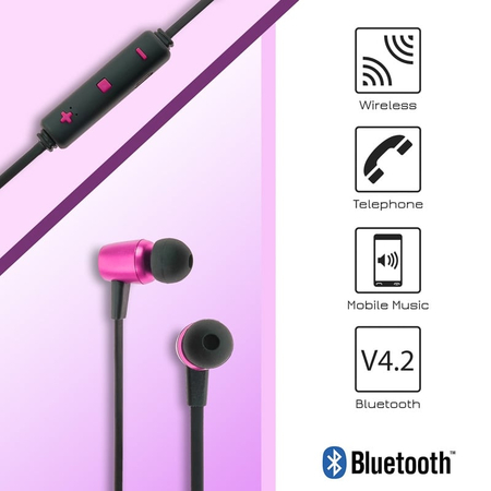 Bt Sport Magnetic Handsfree stn-815 Purple