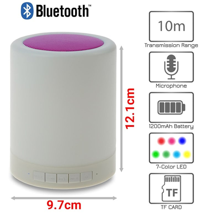 Bluetooth Ηχείο Φορητό Pink m16