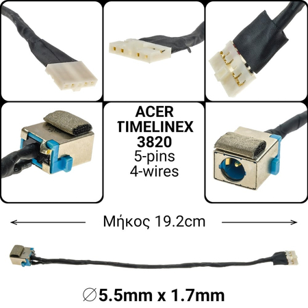 Dc Jack Acer Timelinex 3820