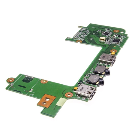 Asus eee pc 1201k Usb/audio/card Slot Board