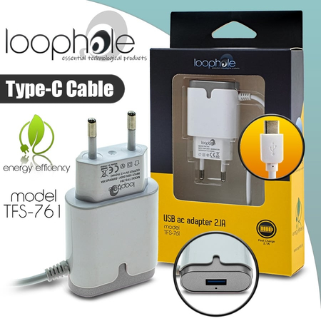 Loophole ac Adapter Type-c Silver