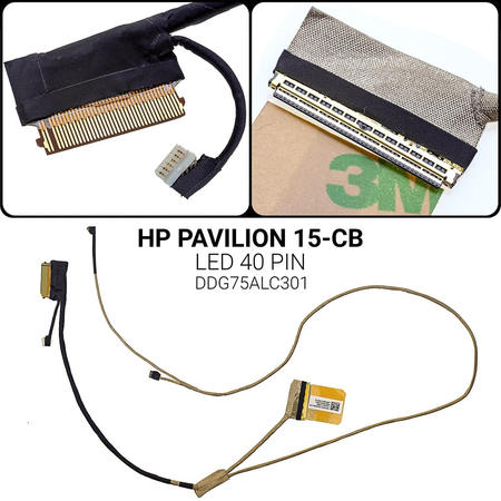 Καλωδιοταινία Οθόνης για hp Pavilion 15-cb 40pin