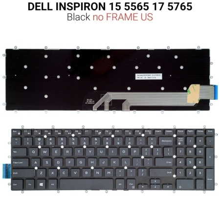 Πληκτρολόγιο Dell Inspiron 15 5565 no Frame us