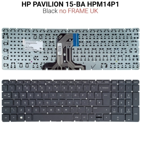 Πληκτρολόγιο hp Pavilion 15-ba Hpm14p1 no Frame uk