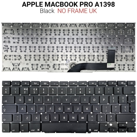 Πληκτρολόγιο Apple Macbook pro A1398 uκ no Frame