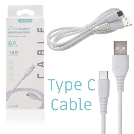 Treqa ca-8643 Καλώδιο usb-a to Type-c