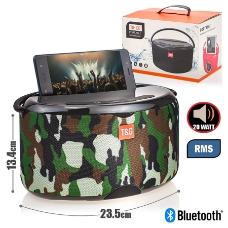 True Bass Hifi Bluetooth με Βάση Κινητού Army