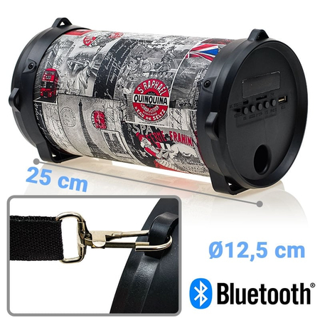 Bluetooth Ηχείο Tube ''sightseeing the World 4''